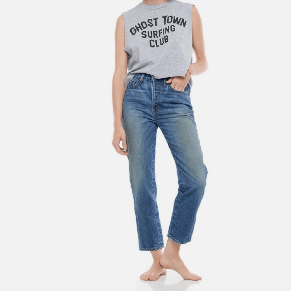 Sandrine Rose, Free People High Rise, Straight Leg Denim 🆕